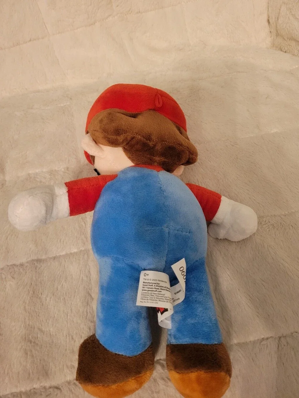 Super Mario Plush Toy - Red Hat, Blue Overalls Euc